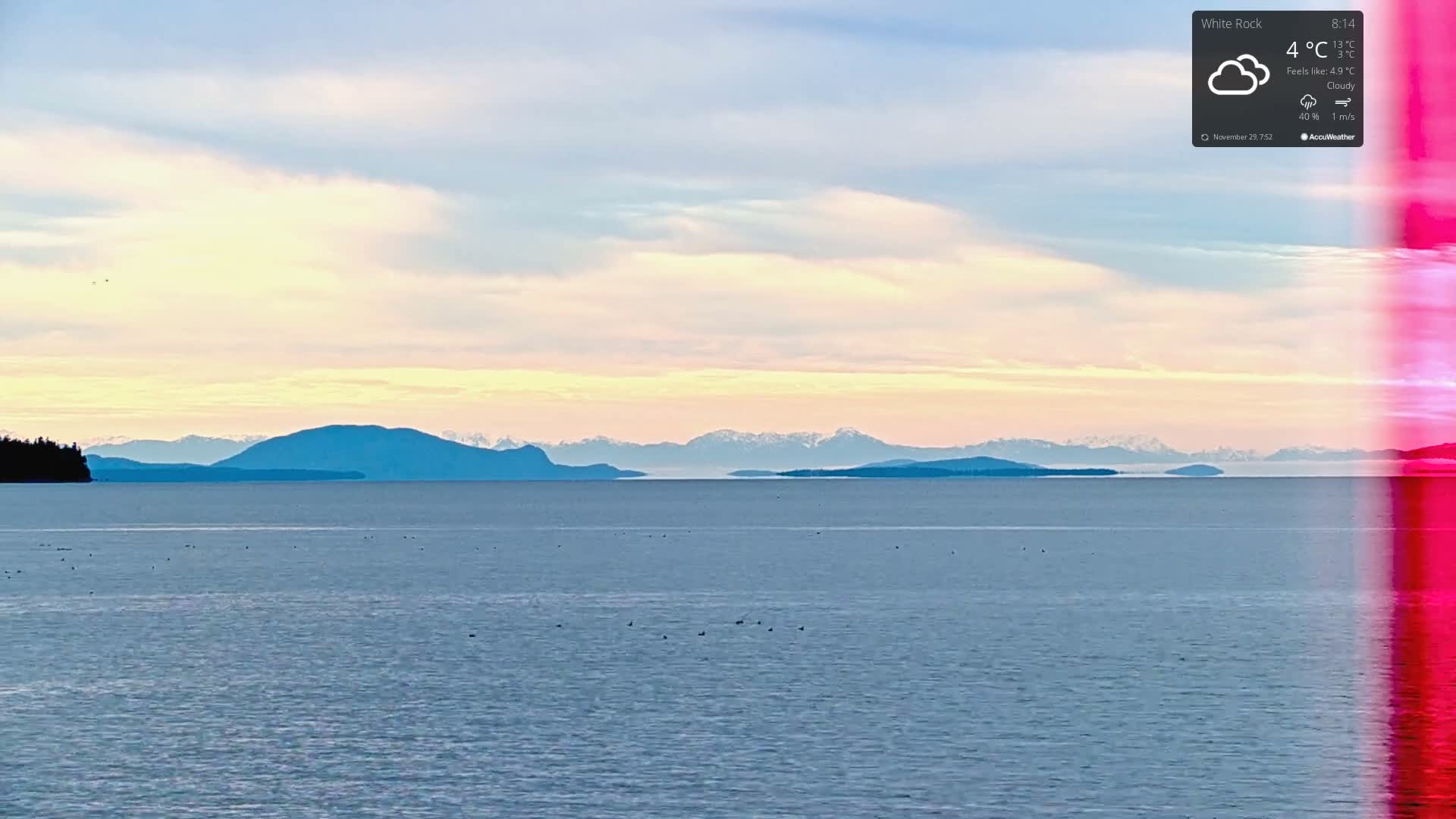 White Rock East Beach Live Cam - White Rock, Metro Vancouver, British Columbia, Canada
