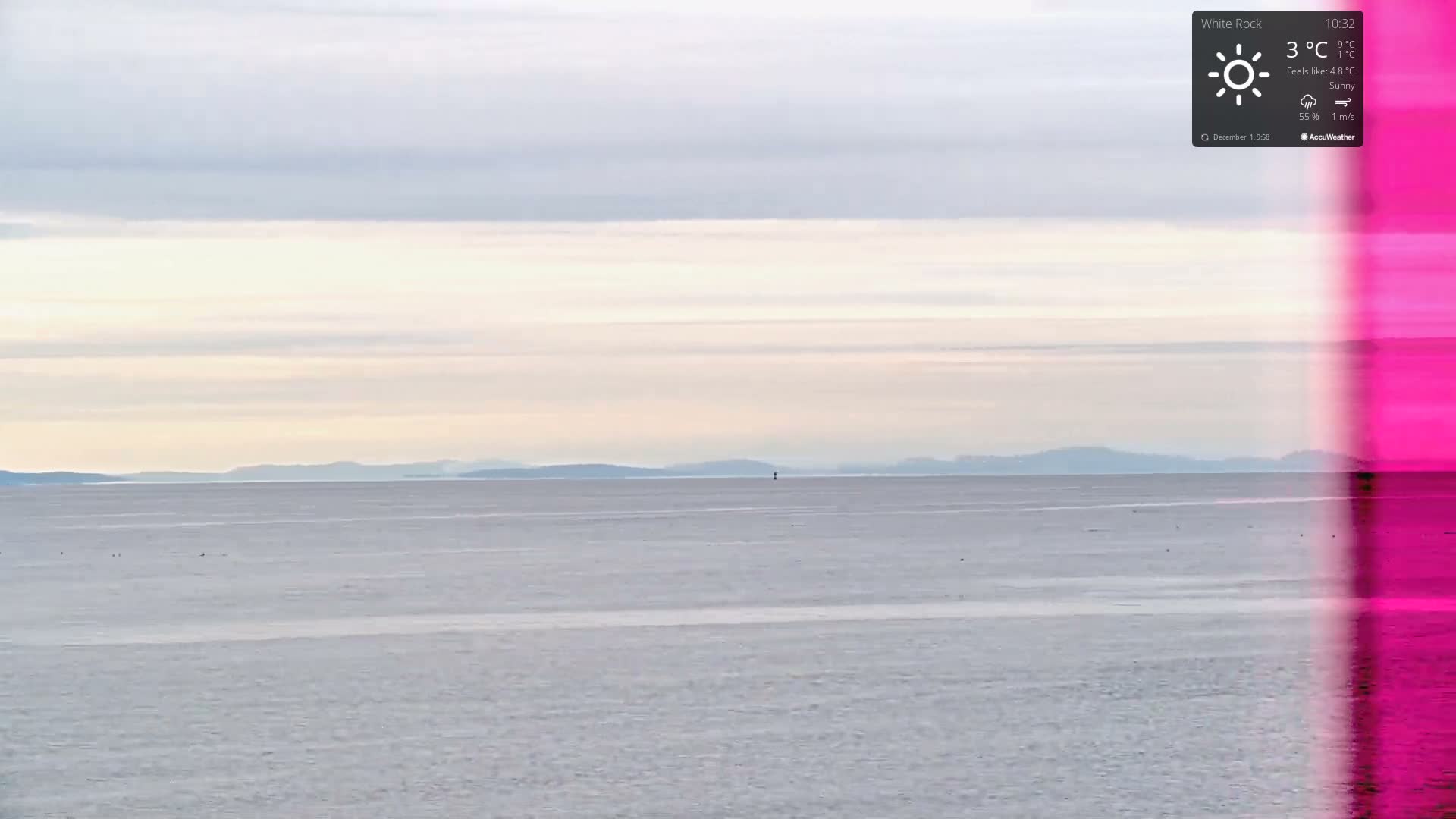 White Rock East Beach Live Cam - White Rock, Metro Vancouver, British Columbia, Canada