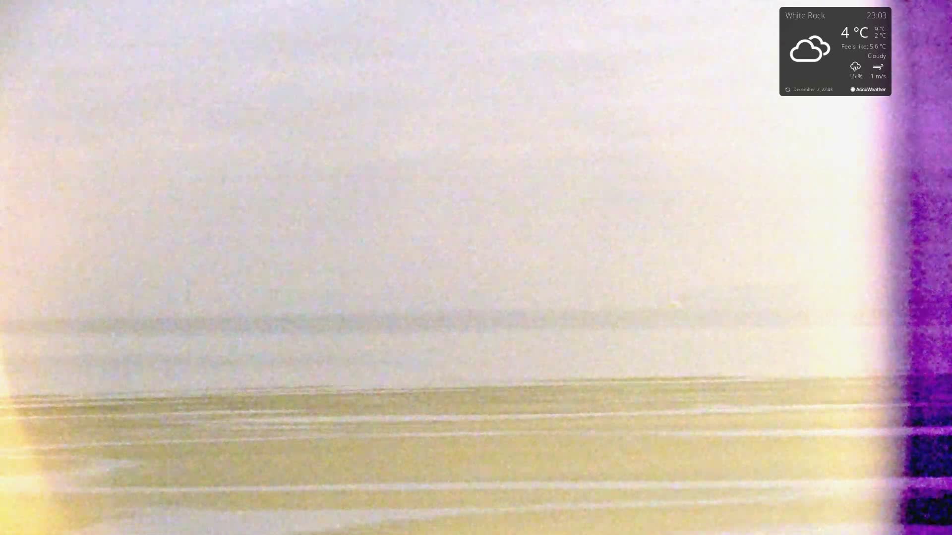 White Rock East Beach Live Cam - White Rock, Metro Vancouver, British Columbia, Canada