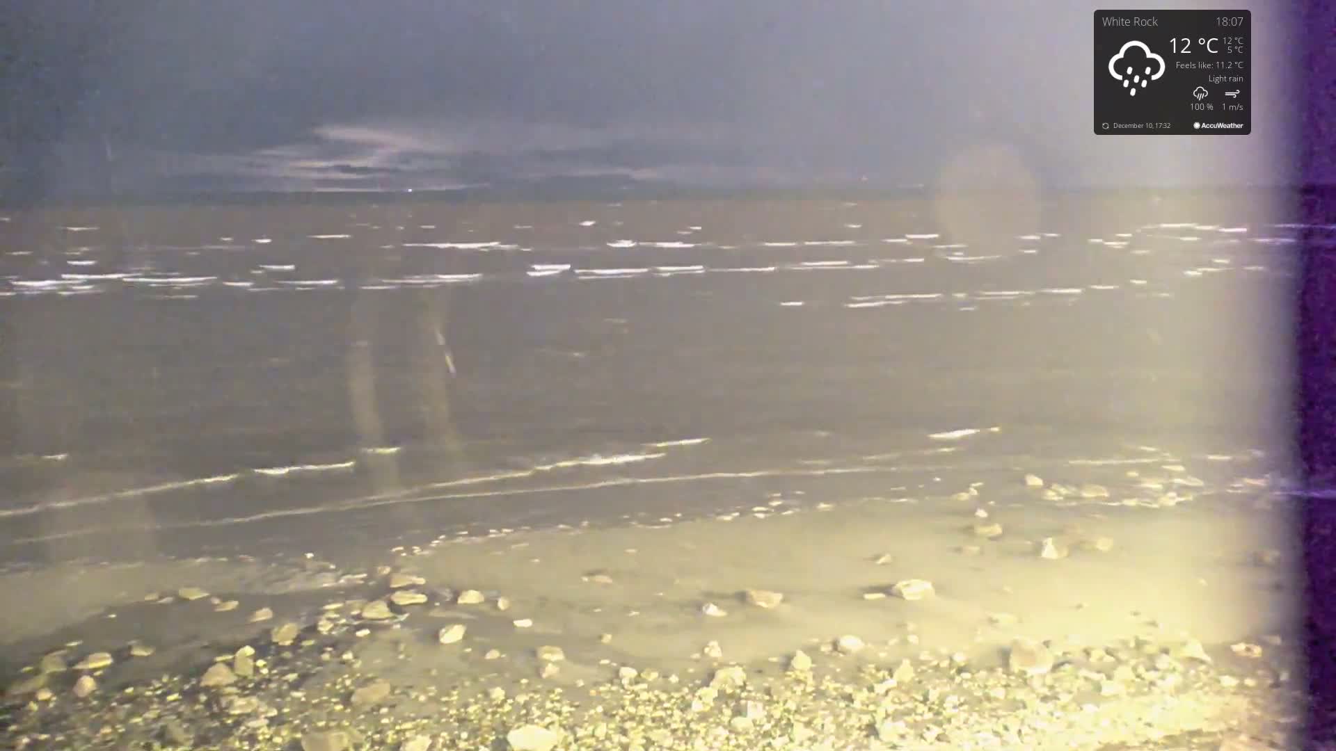 White Rock East Beach Live Cam - White Rock, Metro Vancouver, British Columbia, Canada