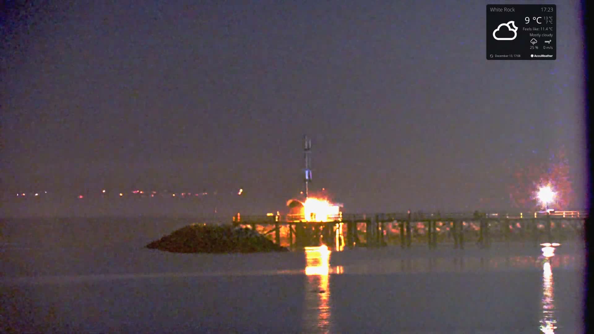 White Rock East Beach Live Cam - White Rock, Metro Vancouver, British Columbia, Canada