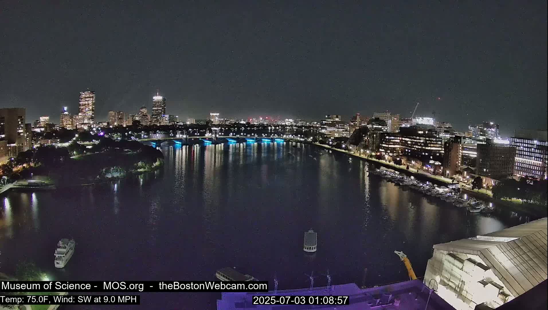 Boston Sky Live Cam - Boston, Massachusetts, USA