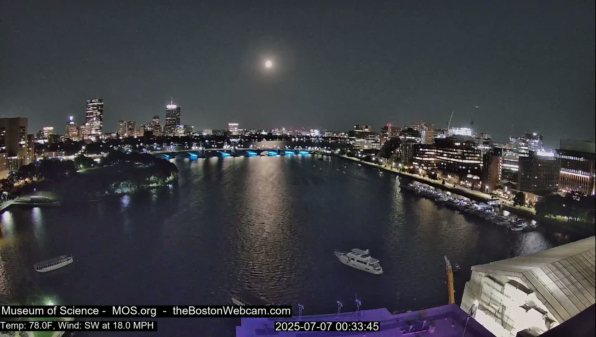 Boston Sky Live Cam - Boston, Massachusetts, USA