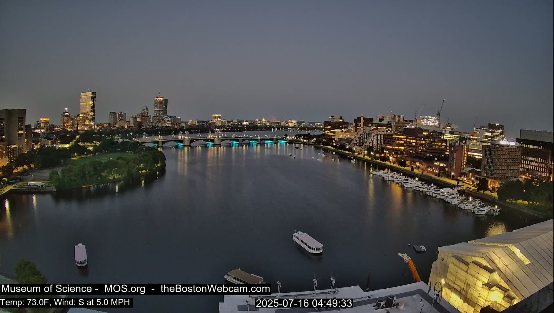 Boston Sky Live Cam - Boston, Massachusetts, USA