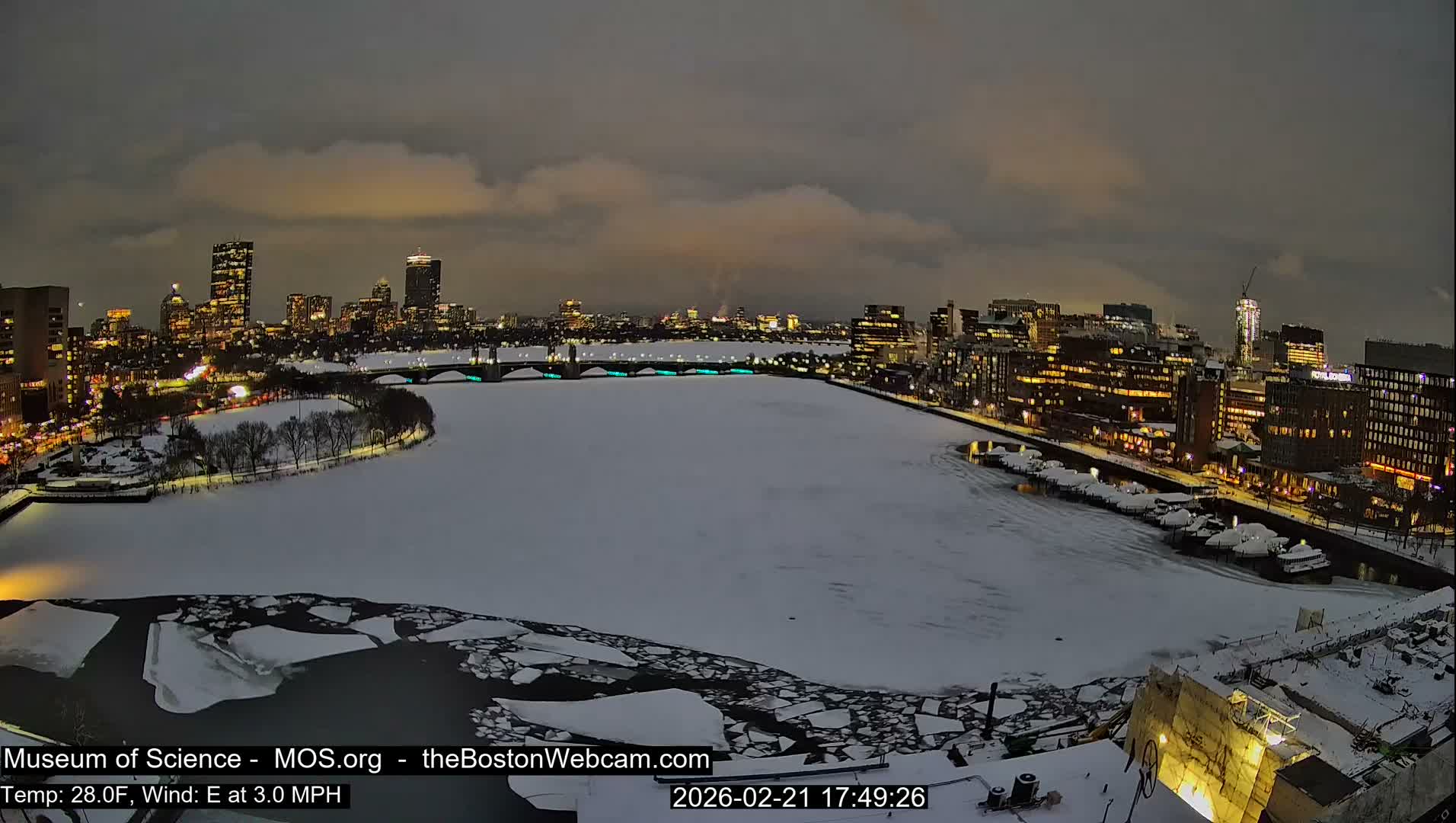 Boston Sky Live Cam - Boston, Massachusetts, USA