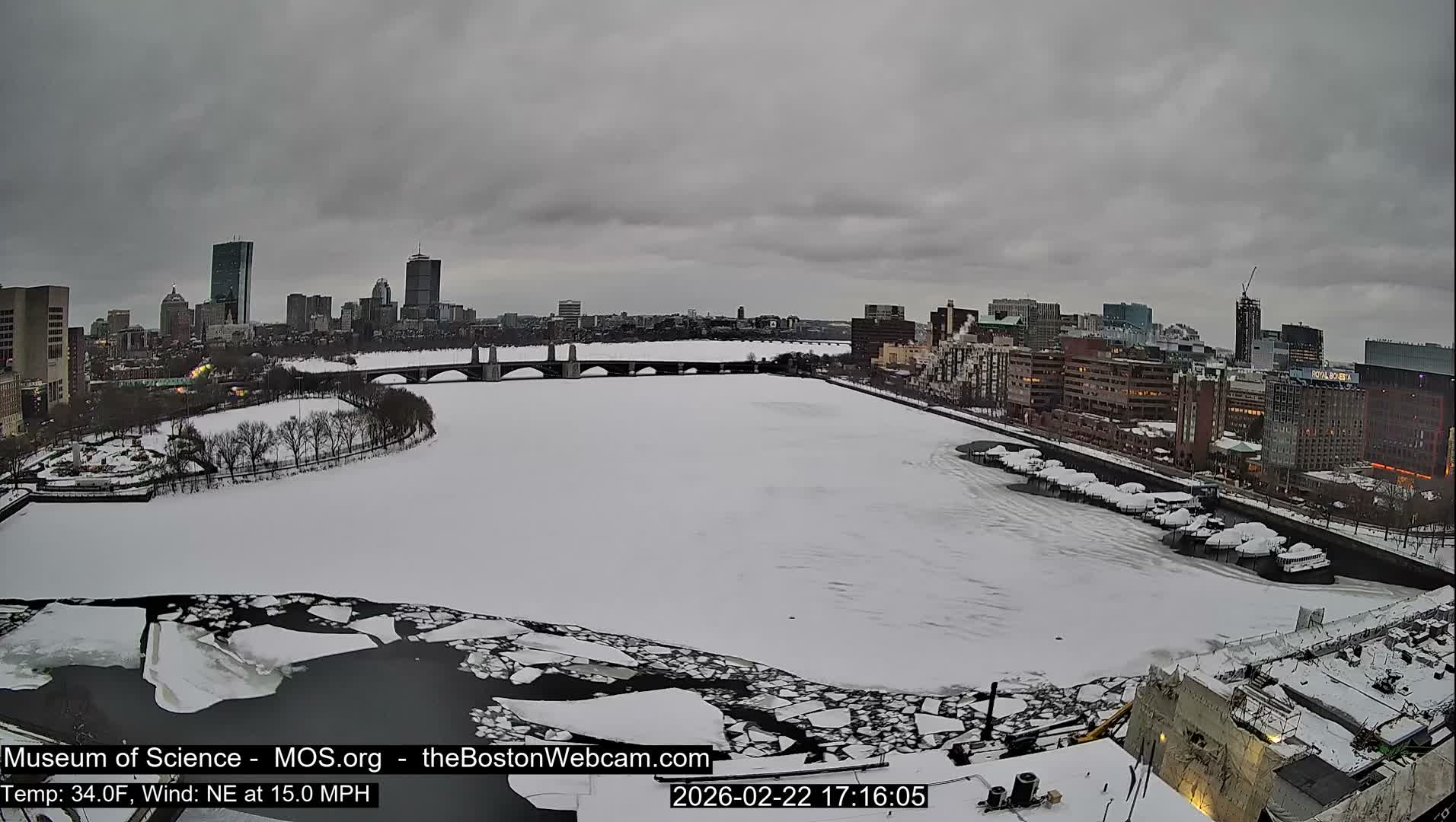 Boston Sky Live Cam - Boston, Massachusetts, USA