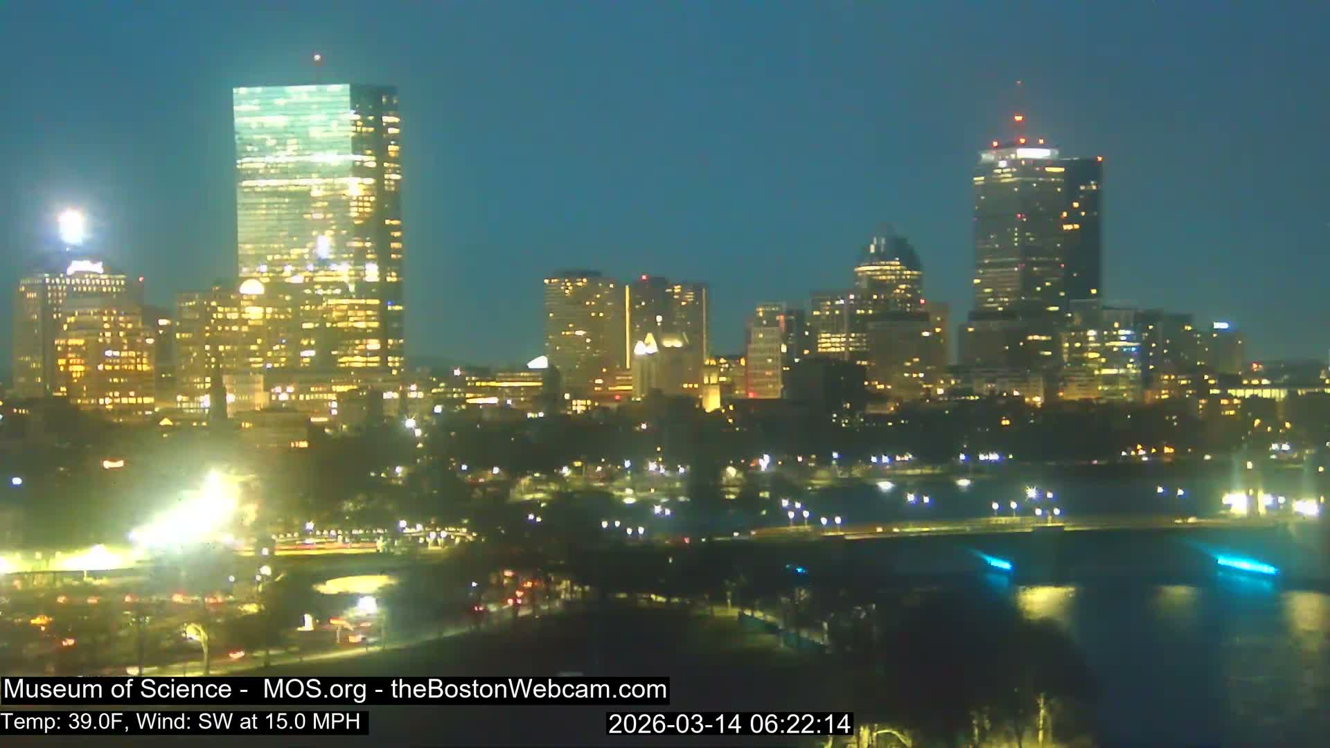 Boston Sky Live Cam - Boston, Massachusetts, USA