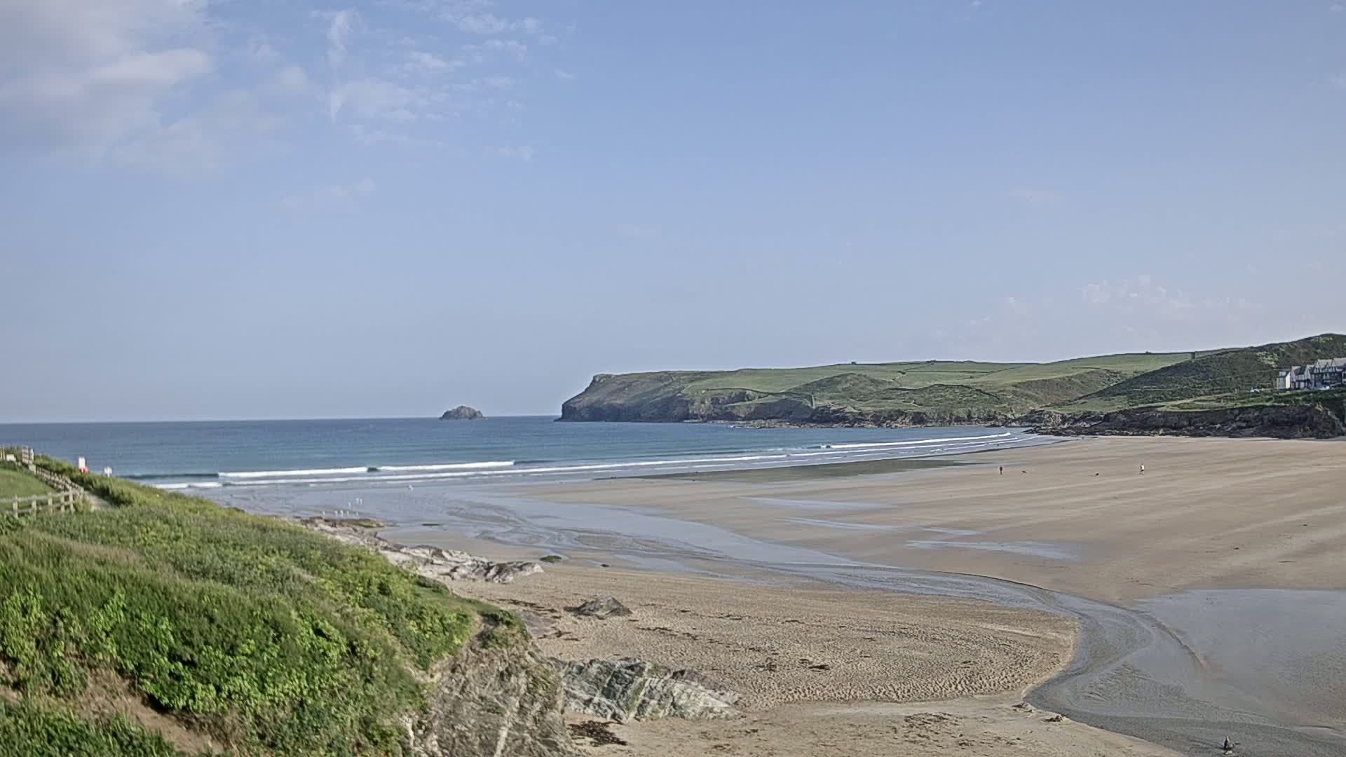 Polzeath Beach Live Cam - Polzeath, Cornwall, South West, England, United Kingdom