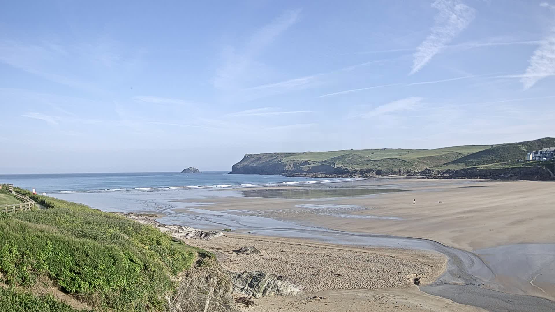 Polzeath Beach Live Cam - Polzeath, Cornwall, South West, England, United Kingdom