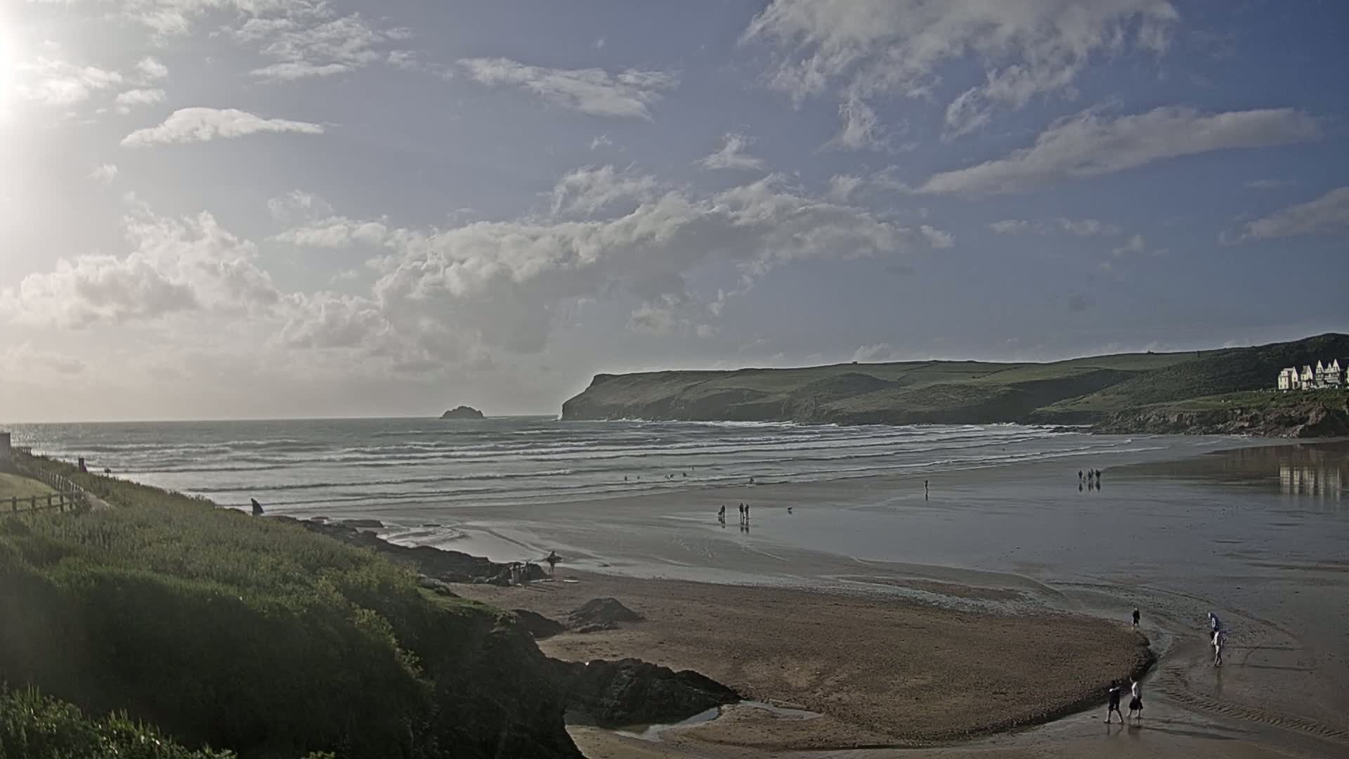 Polzeath Beach Live Cam - Polzeath, Cornwall, South West, England, United Kingdom
