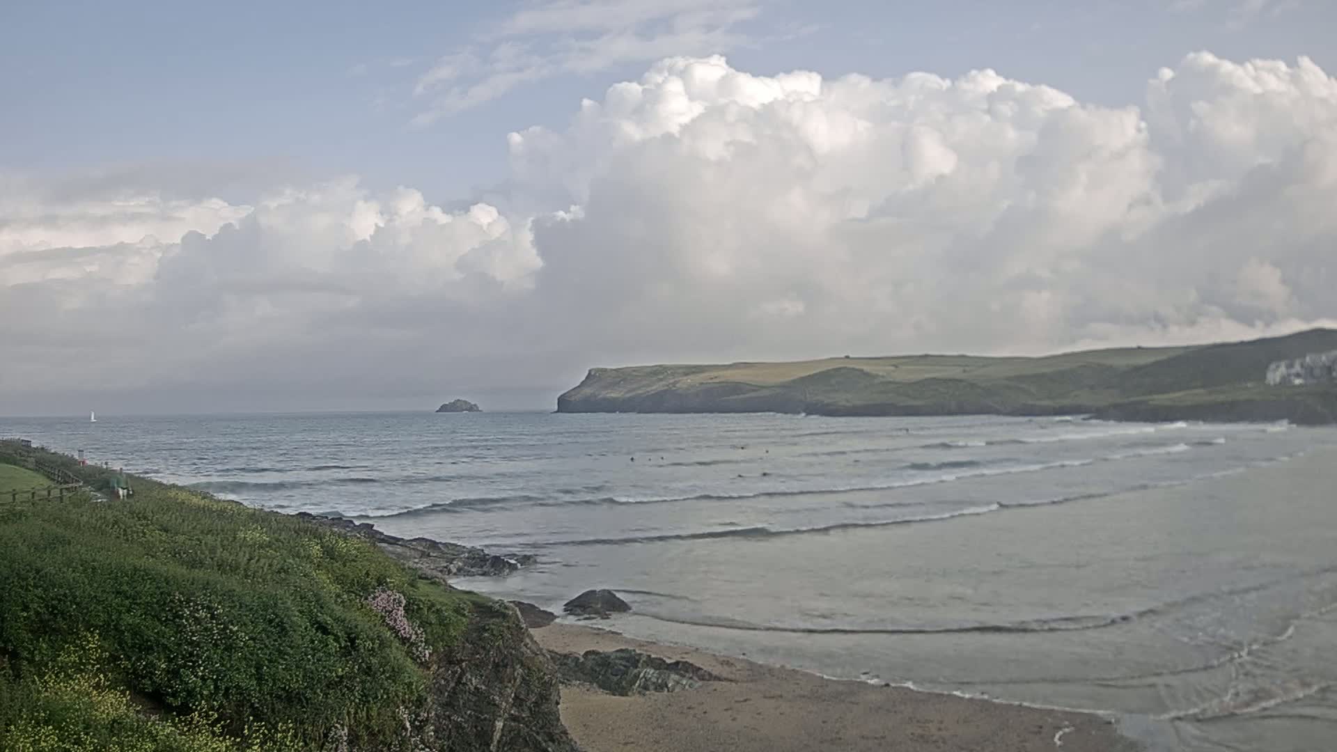 Polzeath Beach Live Cam - Polzeath, Cornwall, South West, England, United Kingdom
