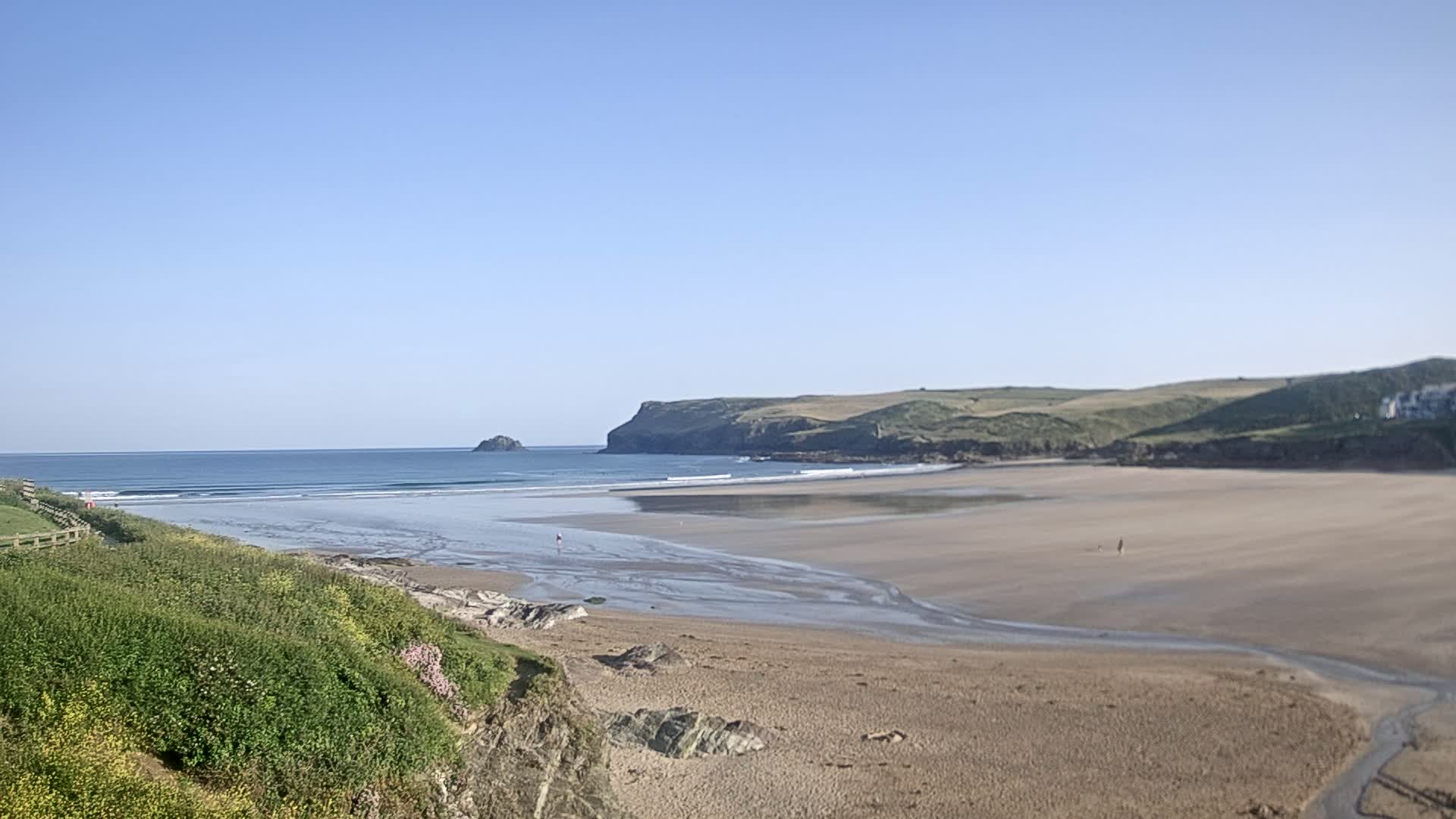 Polzeath Beach Live Cam - Polzeath, Cornwall, South West, England, United Kingdom