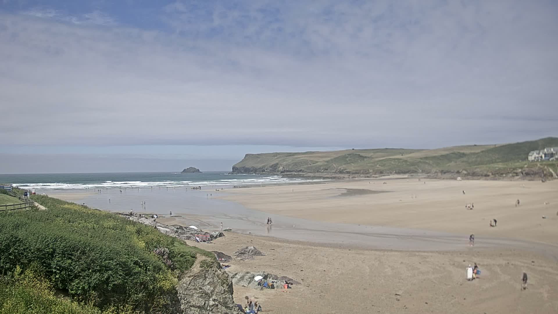Polzeath Beach Live Cam - Polzeath, Cornwall, South West, England, United Kingdom