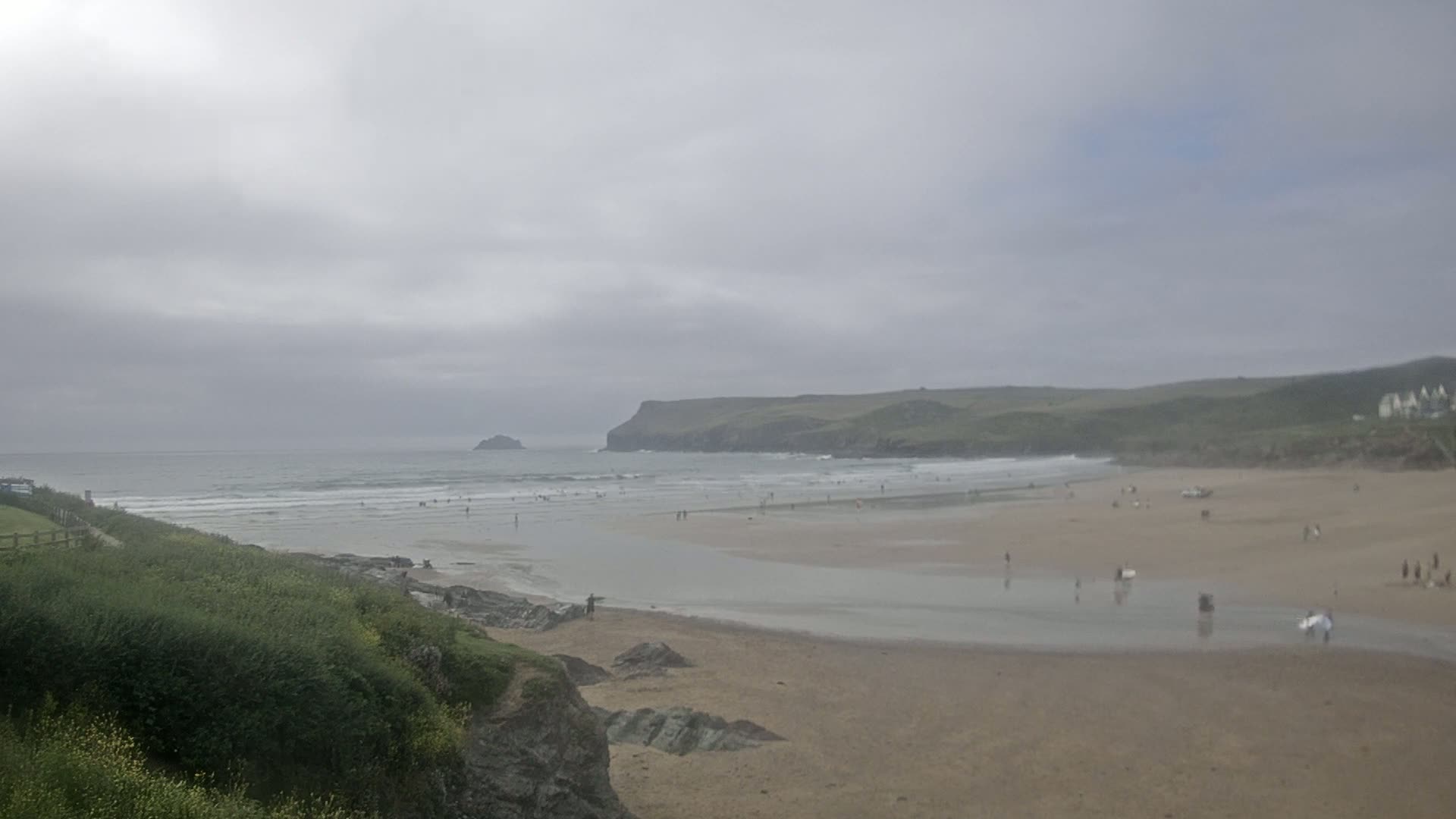 Polzeath Beach Live Cam - Polzeath, Cornwall, South West, England, United Kingdom
