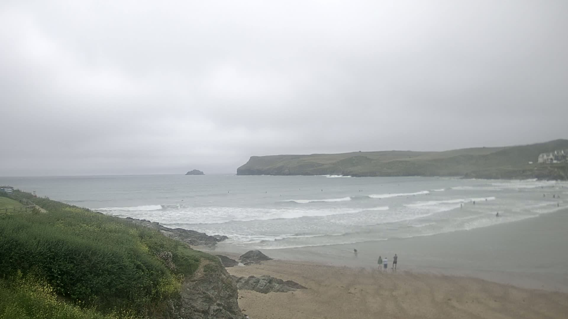 Polzeath Beach Live Cam - Polzeath, Cornwall, South West, England, United Kingdom