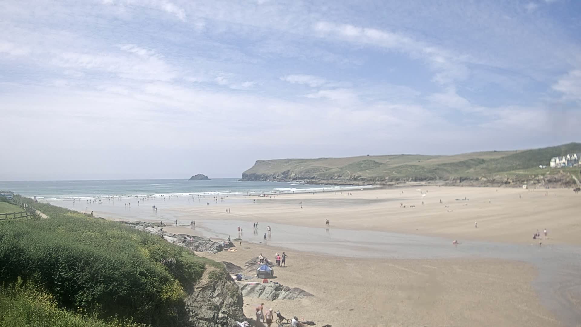 Polzeath Beach Live Cam - Polzeath, Cornwall, South West, England, United Kingdom