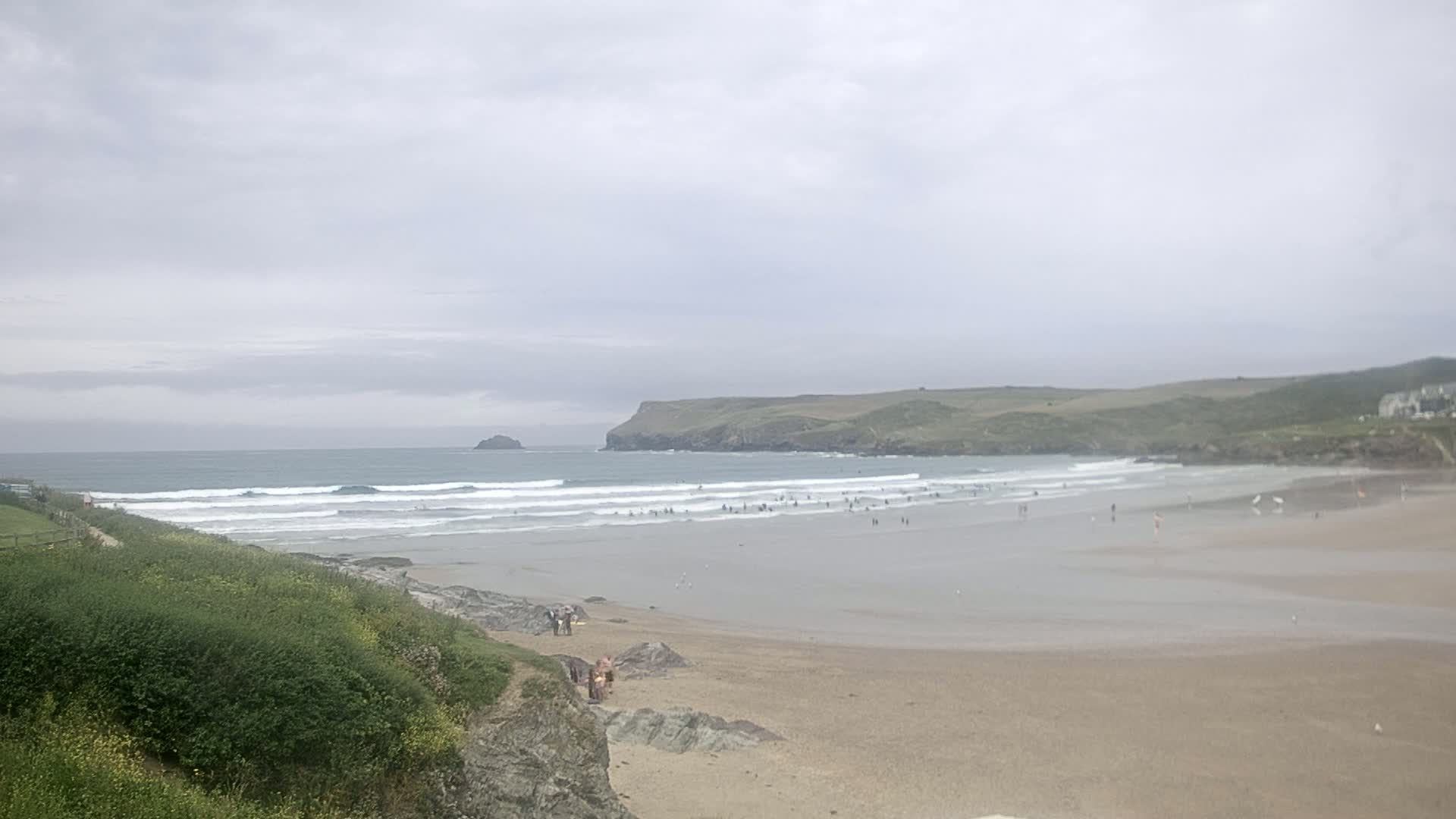Polzeath Beach Live Cam - Polzeath, Cornwall, South West, England, United Kingdom