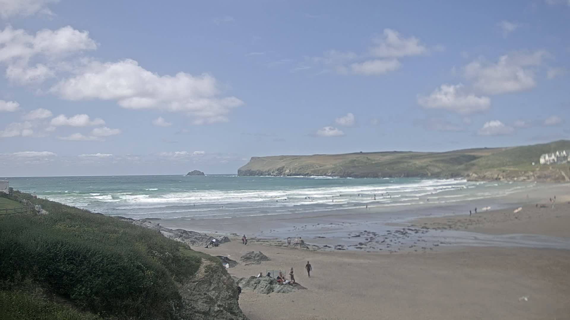 Polzeath Beach Live Cam - Polzeath, Cornwall, South West, England, United Kingdom