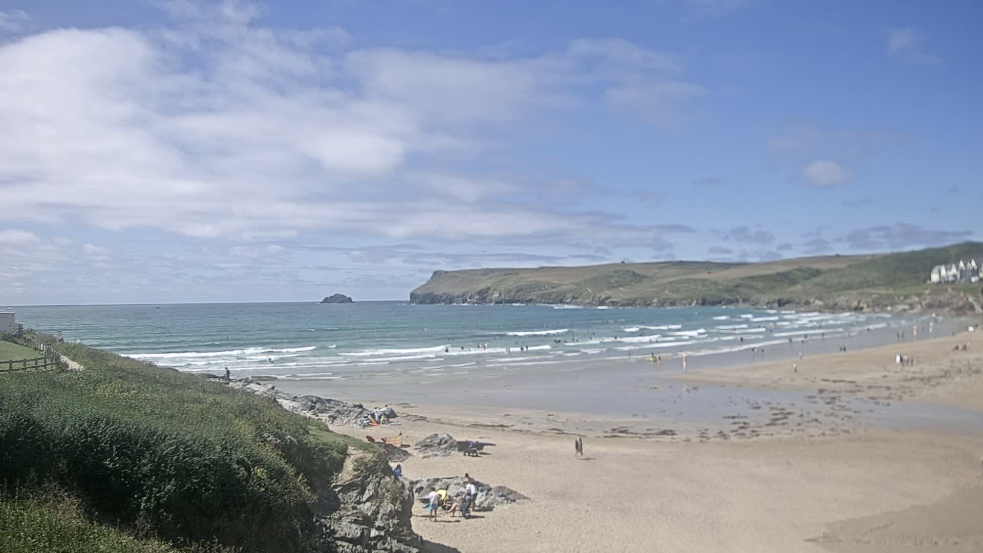 Polzeath Beach Live Cam - Polzeath, Cornwall, South West, England, United Kingdom