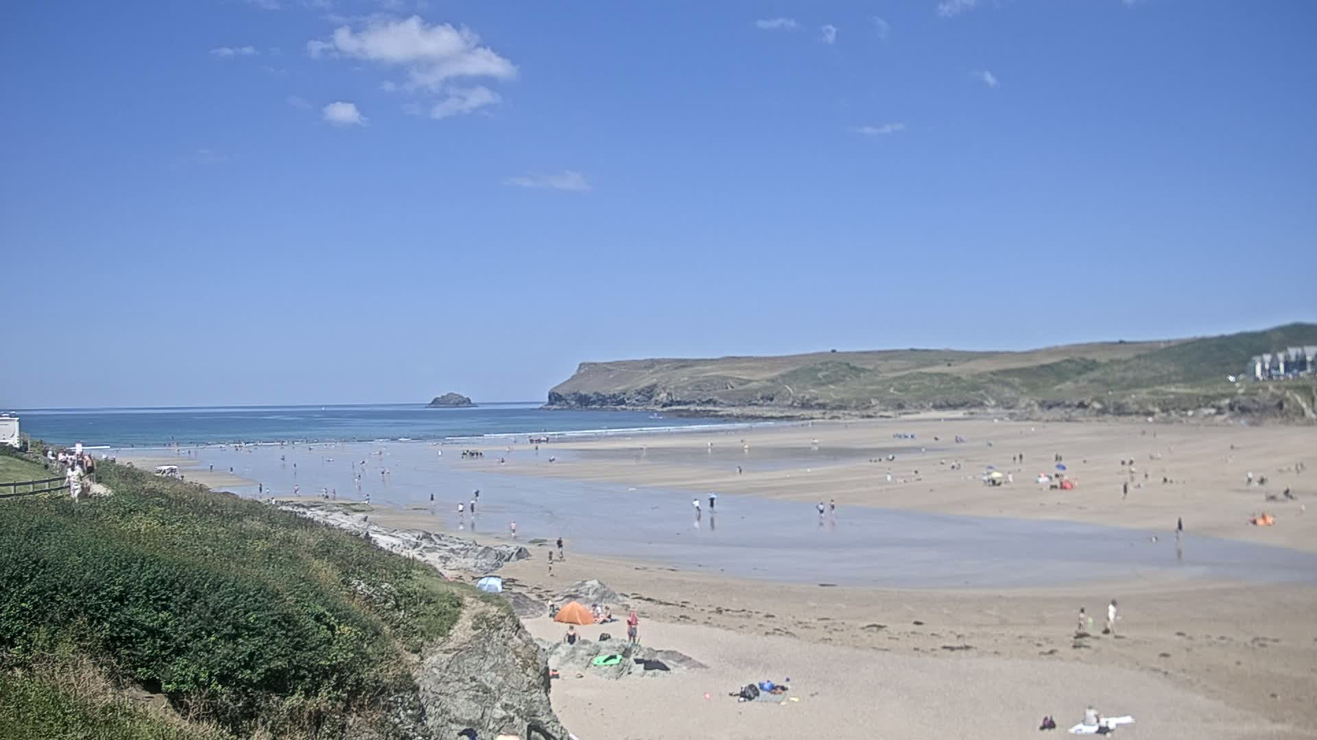 Polzeath Beach Live Cam - Polzeath, Cornwall, South West, England, United Kingdom