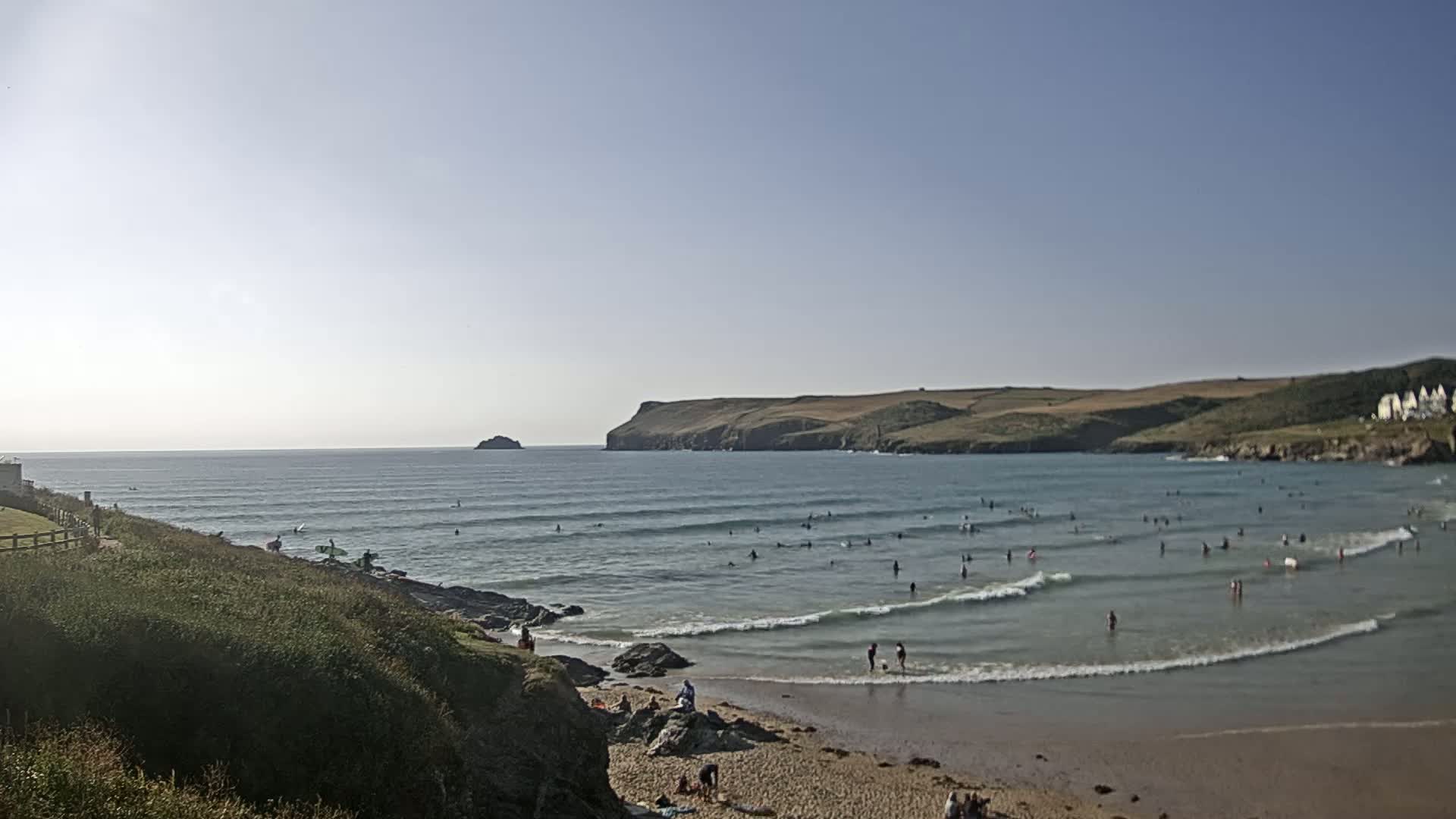 Polzeath Beach Live Cam - Polzeath, Cornwall, South West, England, United Kingdom