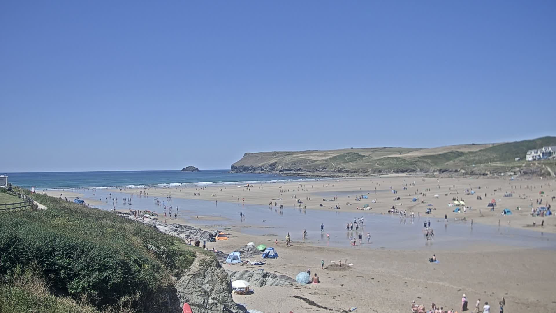 Polzeath Beach Live Cam - Polzeath, Cornwall, South West, England, United Kingdom