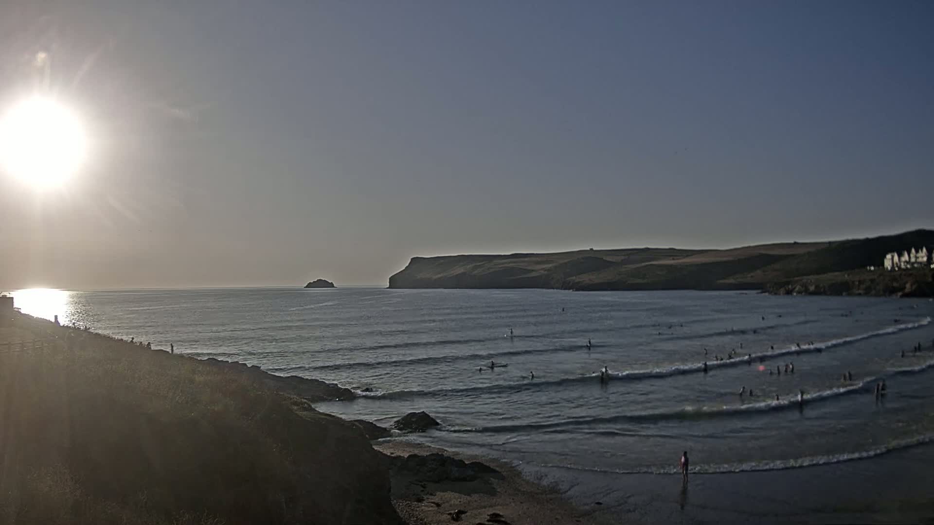 Polzeath Beach Live Cam - Polzeath, Cornwall, South West, England, United Kingdom