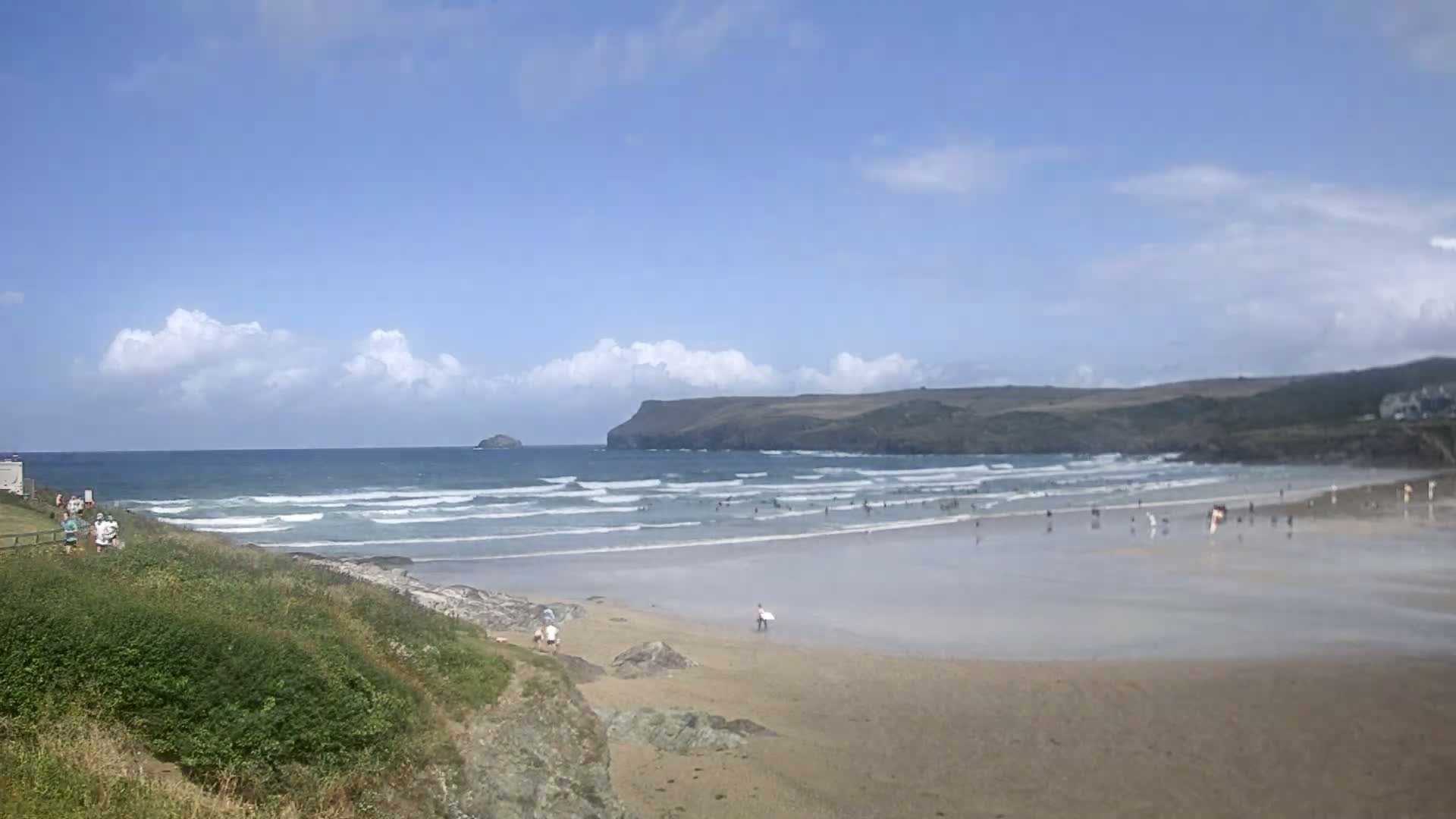 Polzeath Beach Live Cam - Polzeath, Cornwall, South West, England, United Kingdom