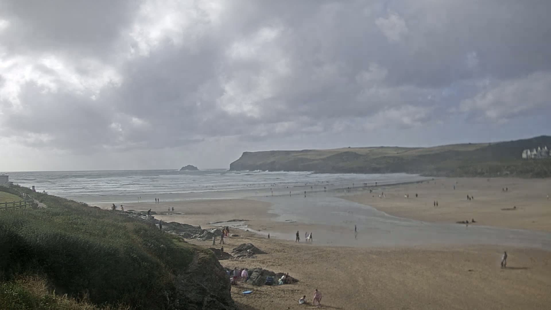 Polzeath Beach Live Cam - Polzeath, Cornwall, South West, England, United Kingdom