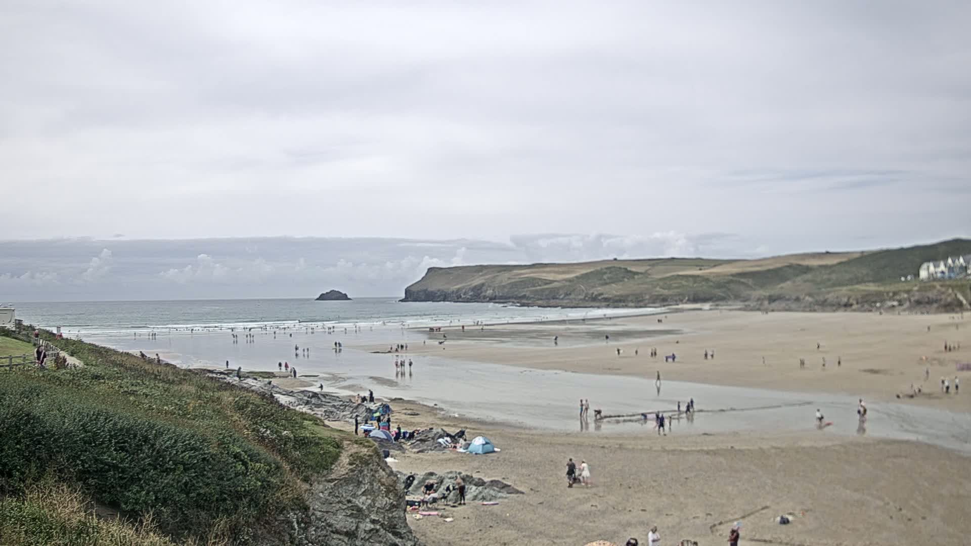 Polzeath Beach Live Cam - Polzeath, Cornwall, South West, England, United Kingdom