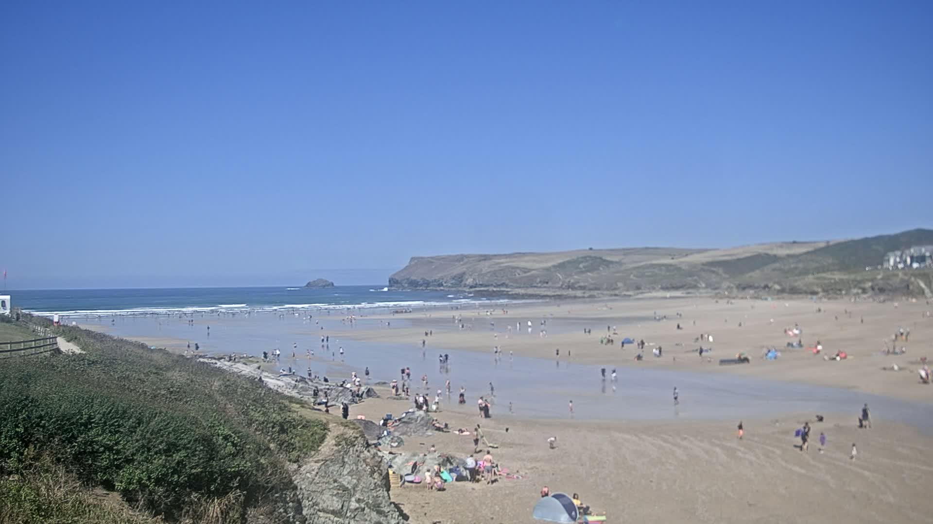 Polzeath Beach Live Cam - Polzeath, Cornwall, South West, England, United Kingdom