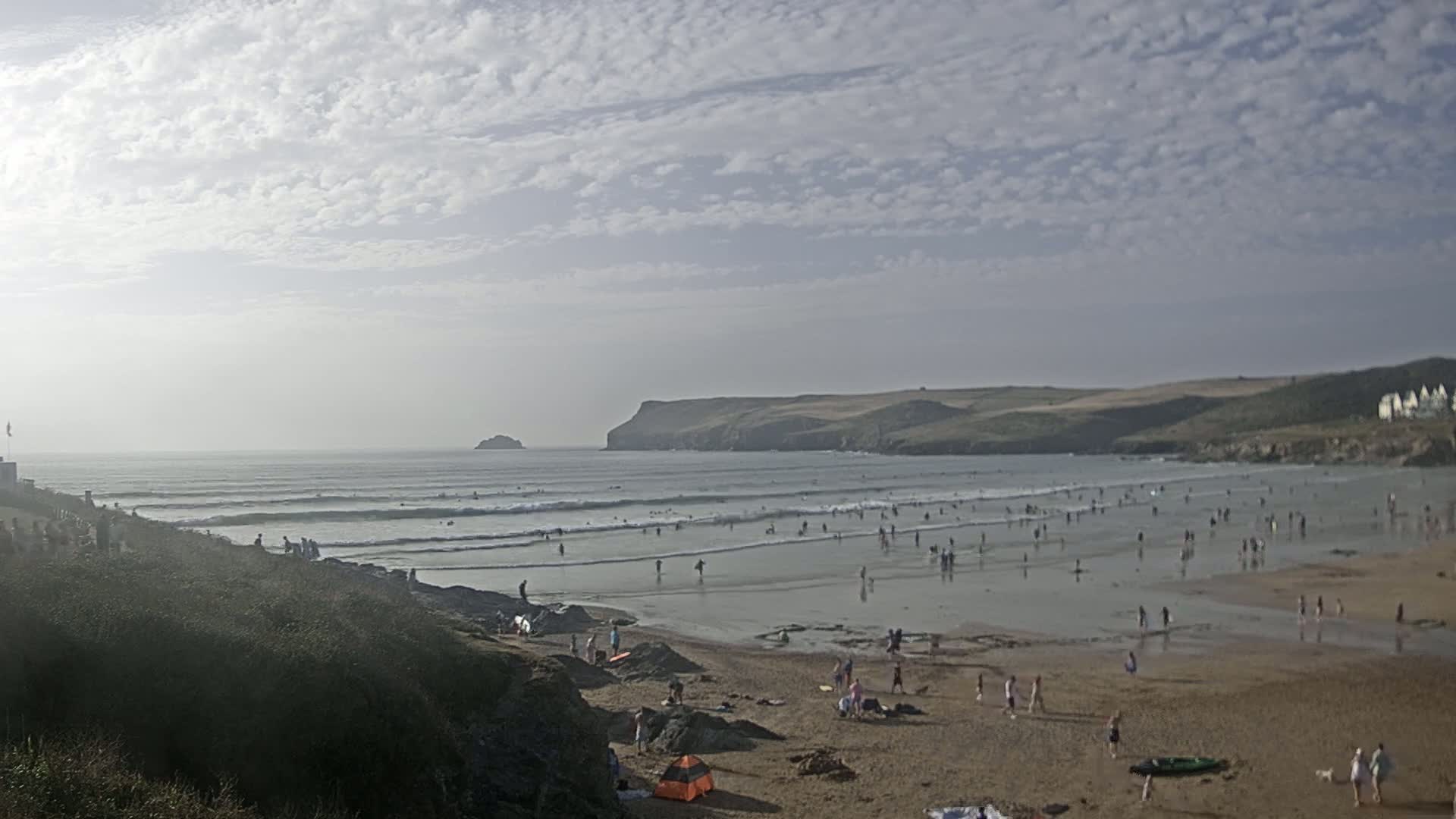Polzeath Beach Live Cam - Polzeath, Cornwall, South West, England, United Kingdom