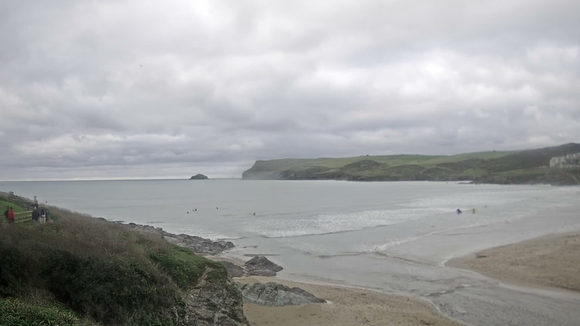 Polzeath Beach Live Cam - Polzeath, Cornwall, South West, England, United Kingdom