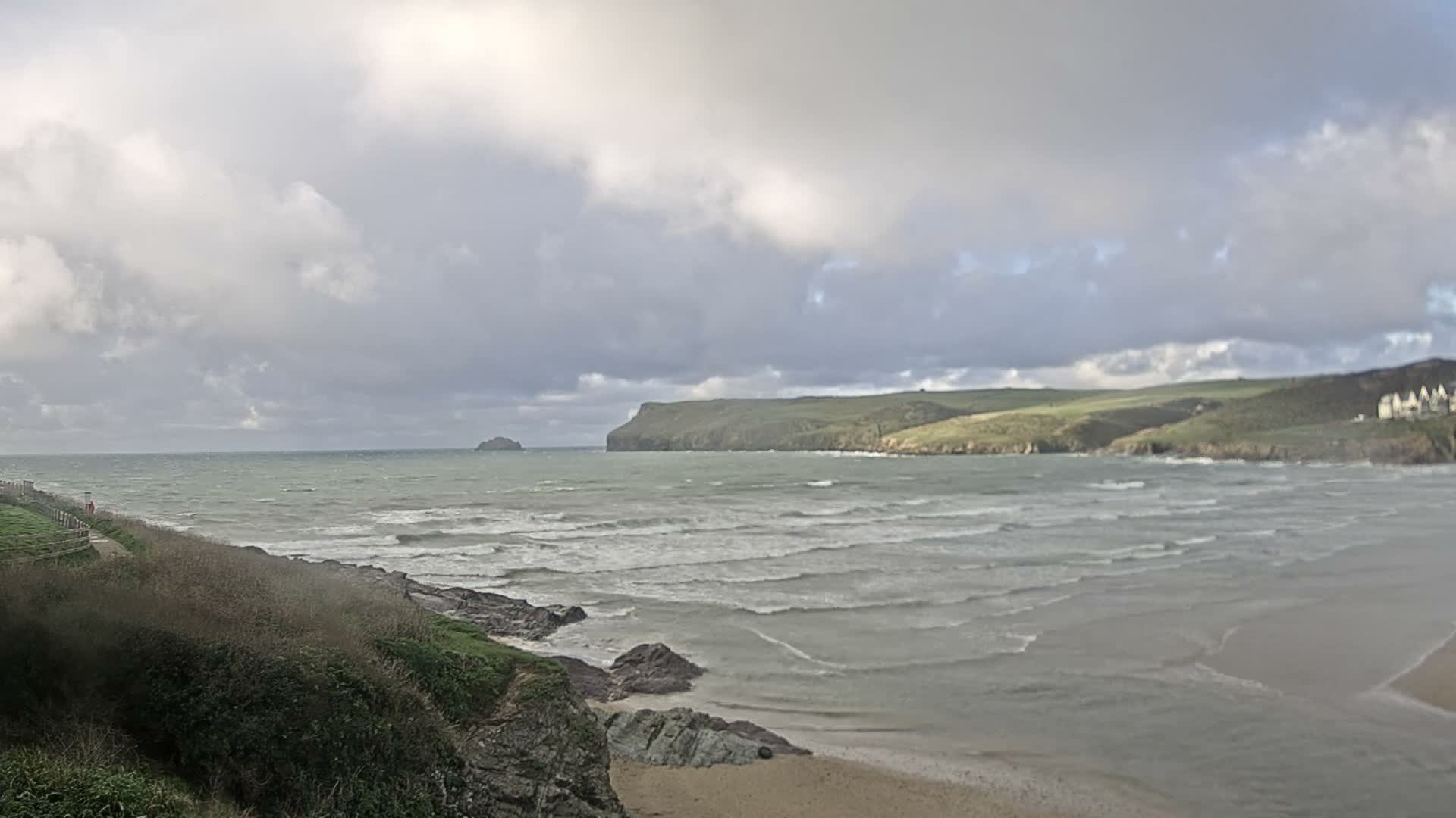 Polzeath Beach Live Cam - Polzeath, Cornwall, South West, England, United Kingdom