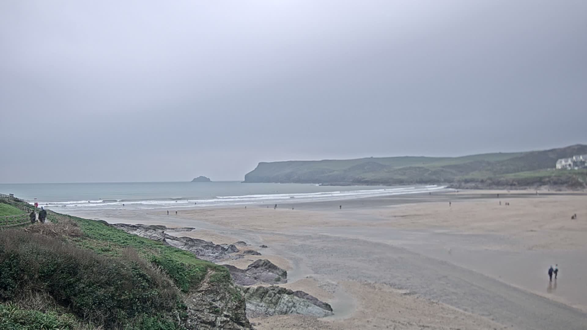 Polzeath Beach Live Cam - Polzeath, Cornwall, South West, England, United Kingdom