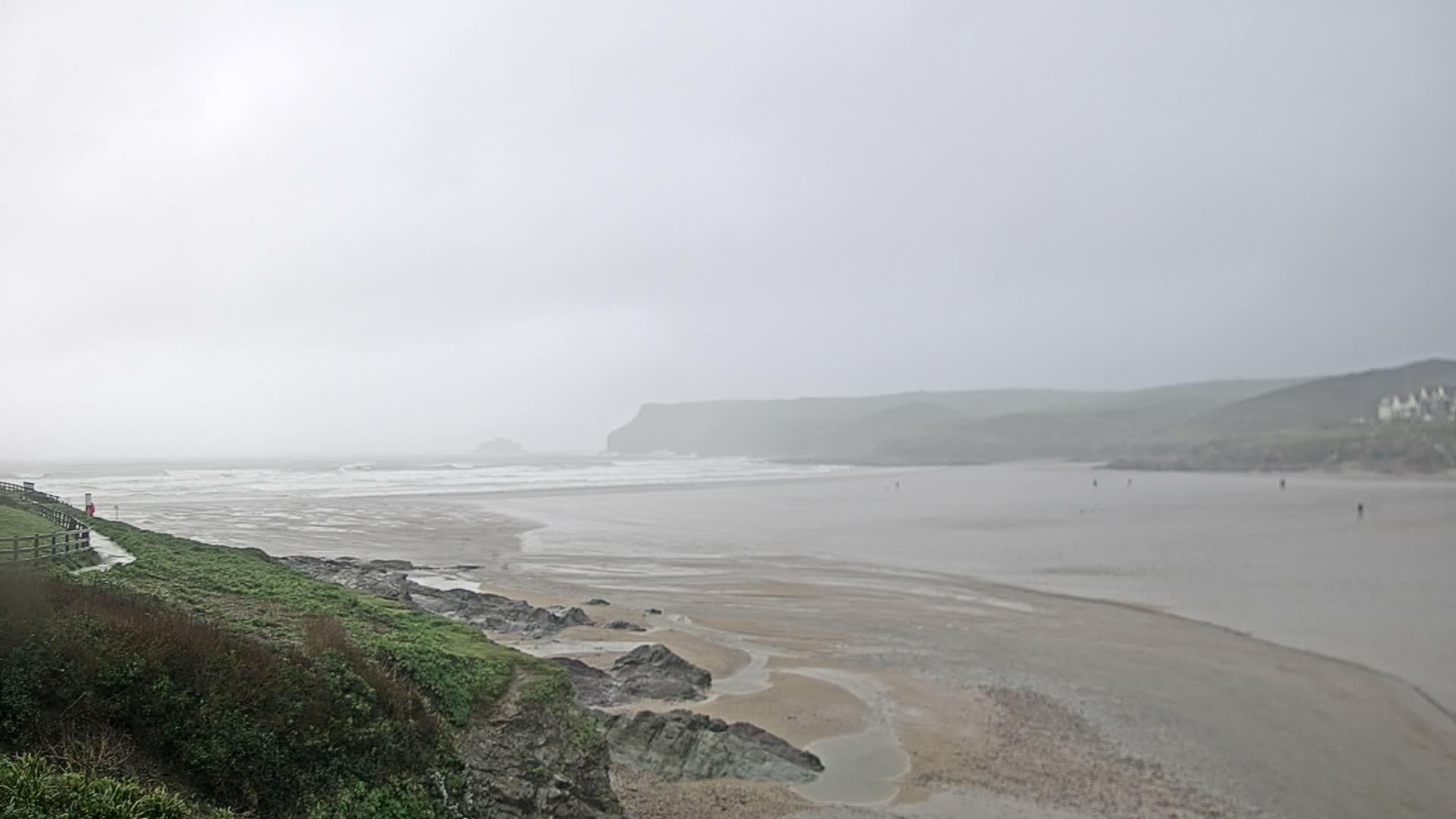 Polzeath Beach Live Cam - Polzeath, Cornwall, South West, England, United Kingdom