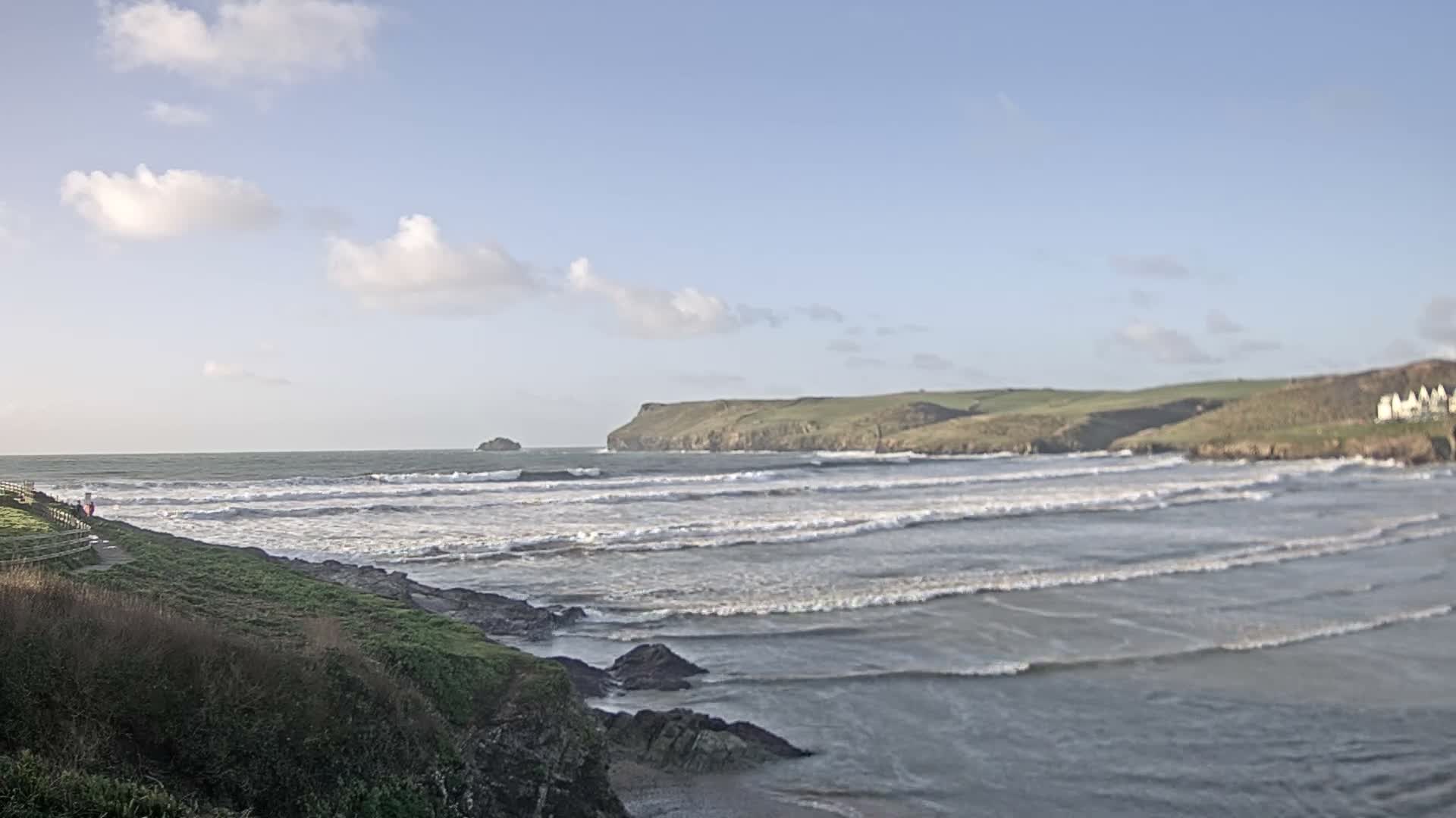 Polzeath Beach Live Cam - Polzeath, Cornwall, South West, England, United Kingdom