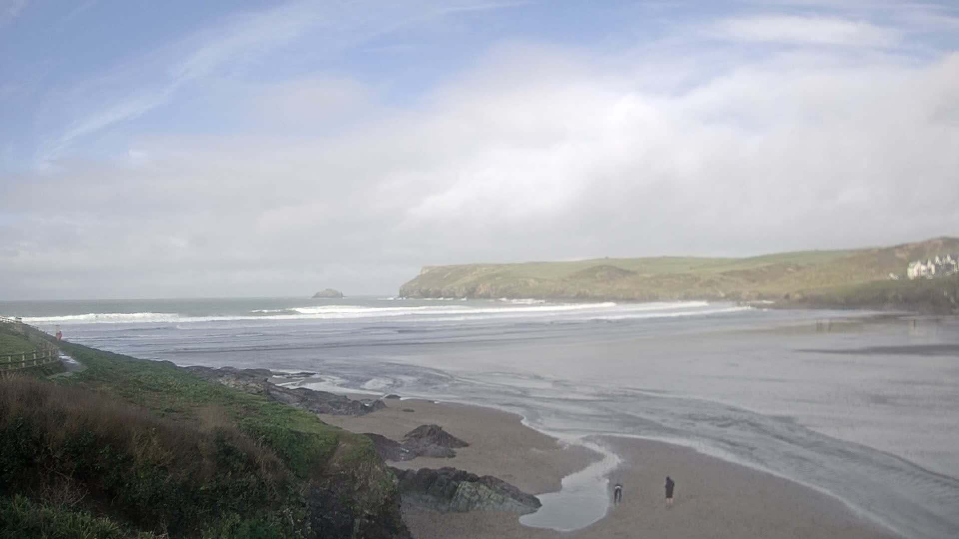 Polzeath Beach Live Cam - Polzeath, Cornwall, South West, England, United Kingdom