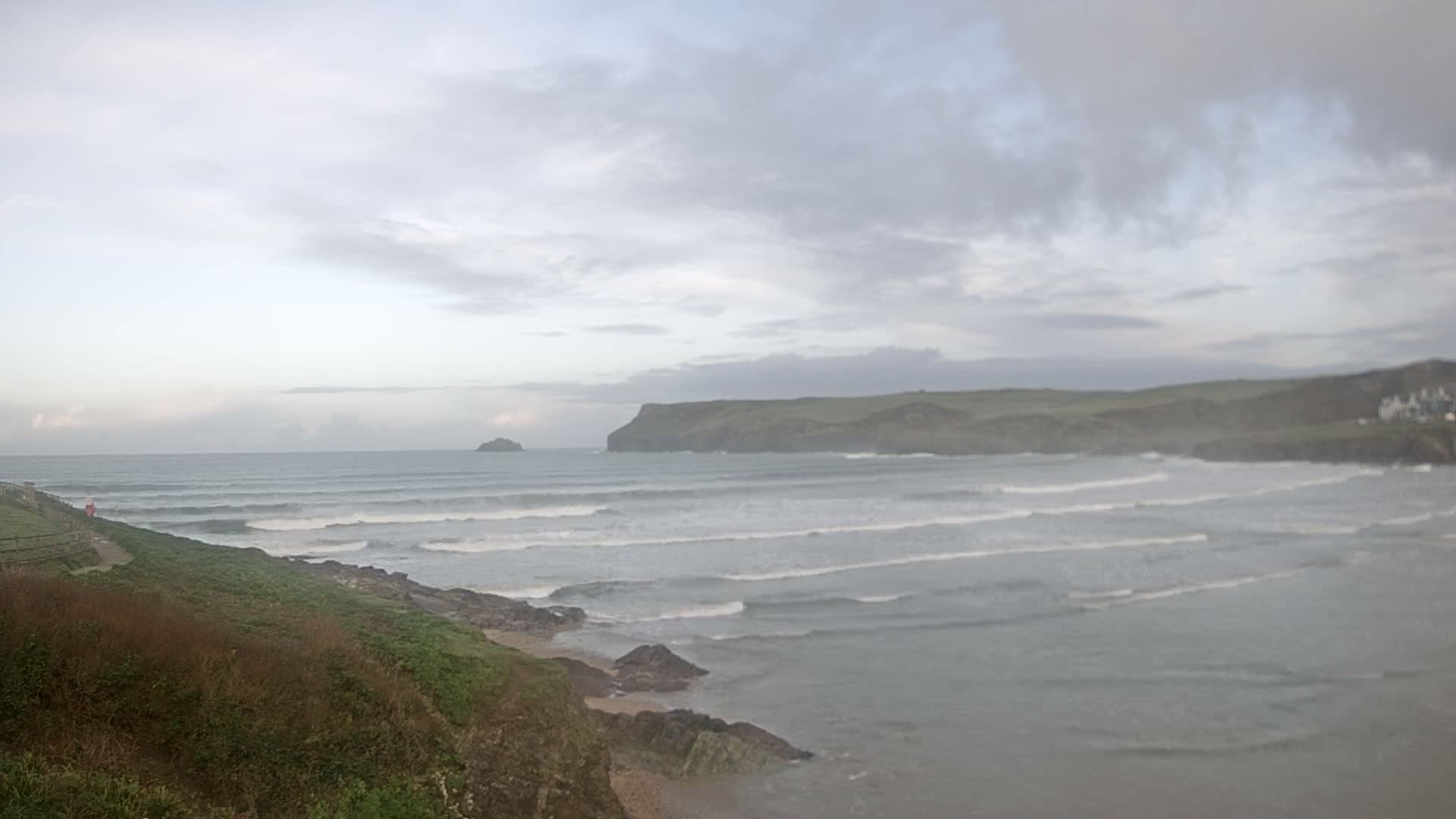 Polzeath Beach Live Cam - Polzeath, Cornwall, South West, England, United Kingdom