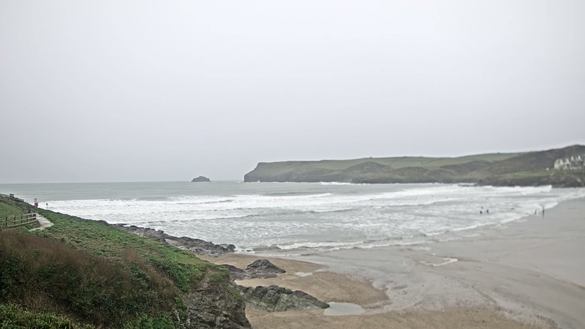 Polzeath Beach Live Cam - Polzeath, Cornwall, South West, England, United Kingdom