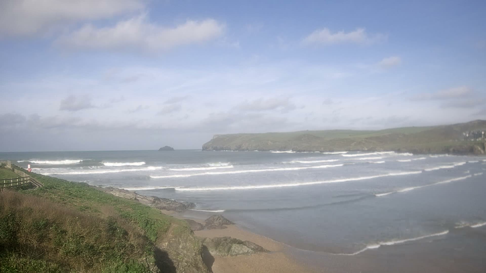 Polzeath Beach Live Cam - Polzeath, Cornwall, South West, England, United Kingdom