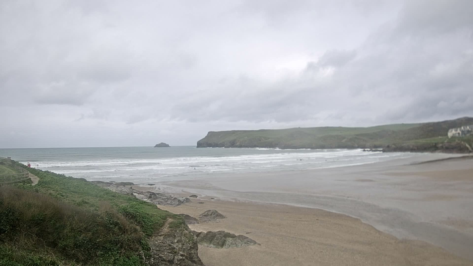 Polzeath Beach Live Cam - Polzeath, Cornwall, South West, England, United Kingdom