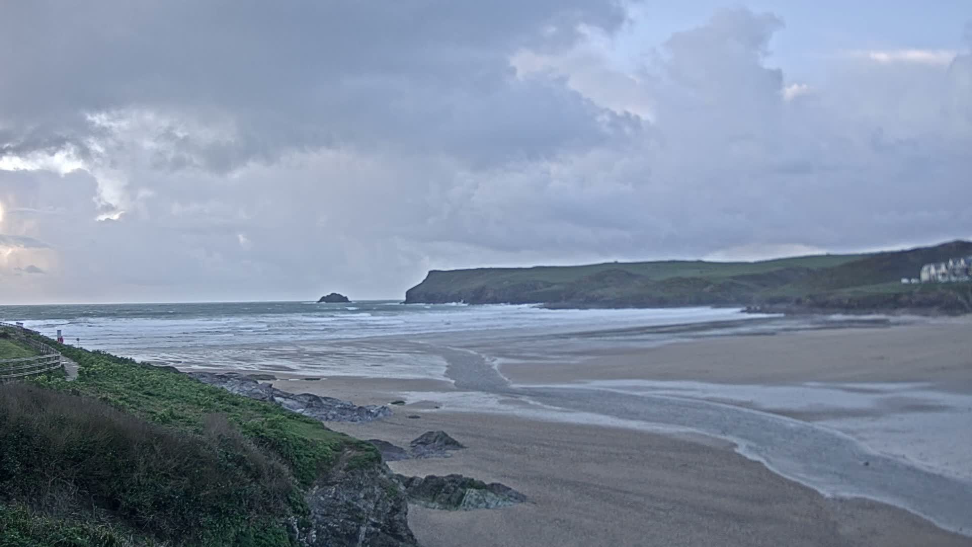 Polzeath Beach Live Cam - Polzeath, Cornwall, South West, England, United Kingdom