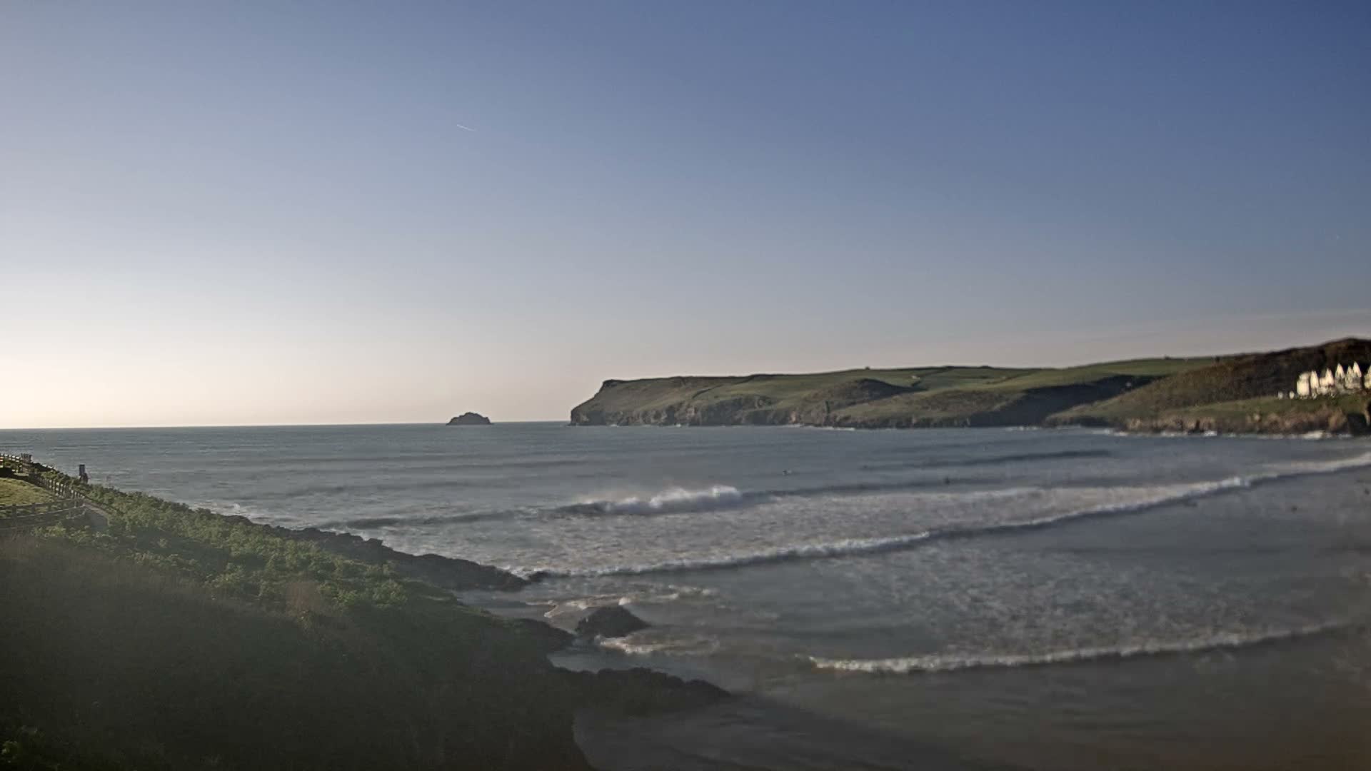 Polzeath Beach Live Cam - Polzeath, Cornwall, South West, England, United Kingdom