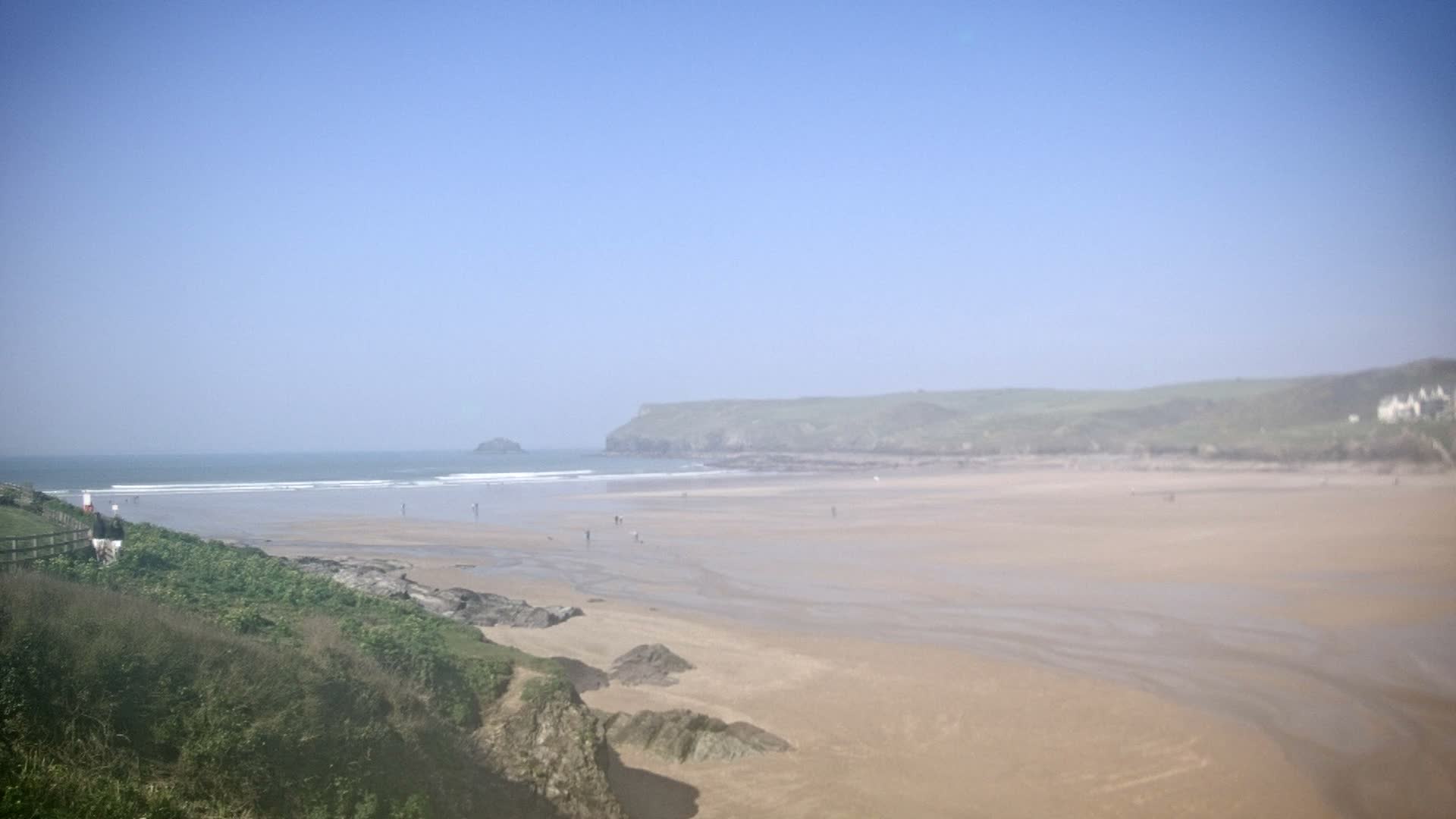Polzeath Beach Live Cam - Polzeath, Cornwall, South West, England, United Kingdom