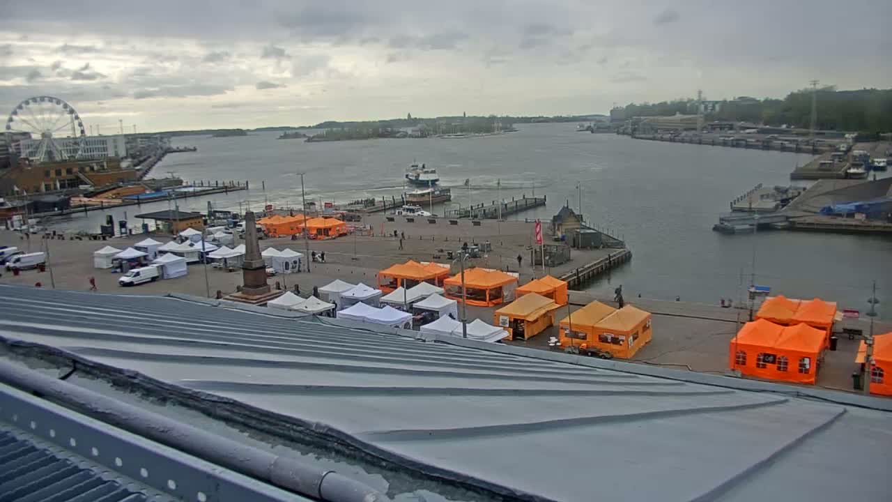 Helsinki Port & City from South Harbour Live Cam - Katajanokka, Helsinki, Uusimaa, Finland