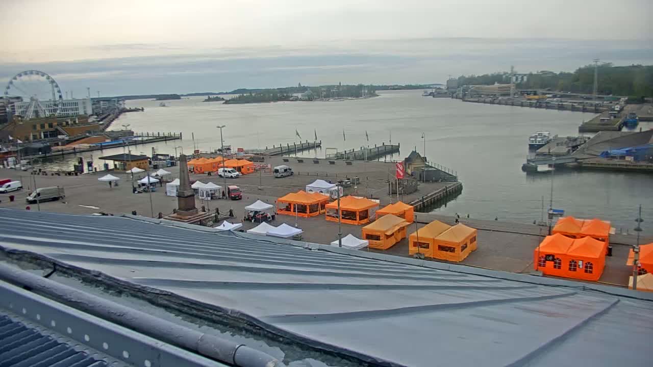 Helsinki Port & City from South Harbour Live Cam - Katajanokka, Helsinki, Uusimaa, Finland