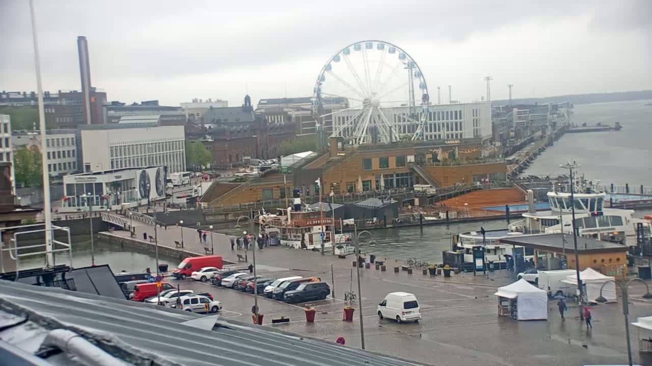 Helsinki Port & City from South Harbour Live Cam - Katajanokka, Helsinki, Uusimaa, Finland