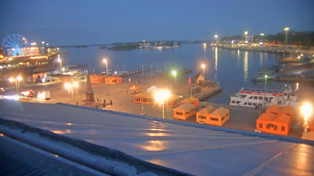 Helsinki Port & City from South Harbour Live Cam - Katajanokka, Helsinki, Uusimaa, Finland