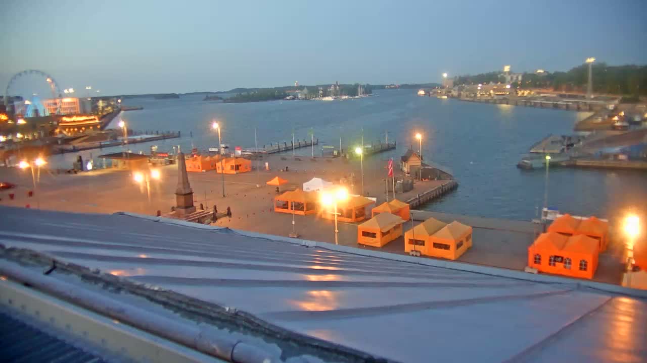 Helsinki Port & City from South Harbour Live Cam - Katajanokka, Helsinki, Uusimaa, Finland